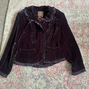Double D Ranch Purple Velvet Blazer